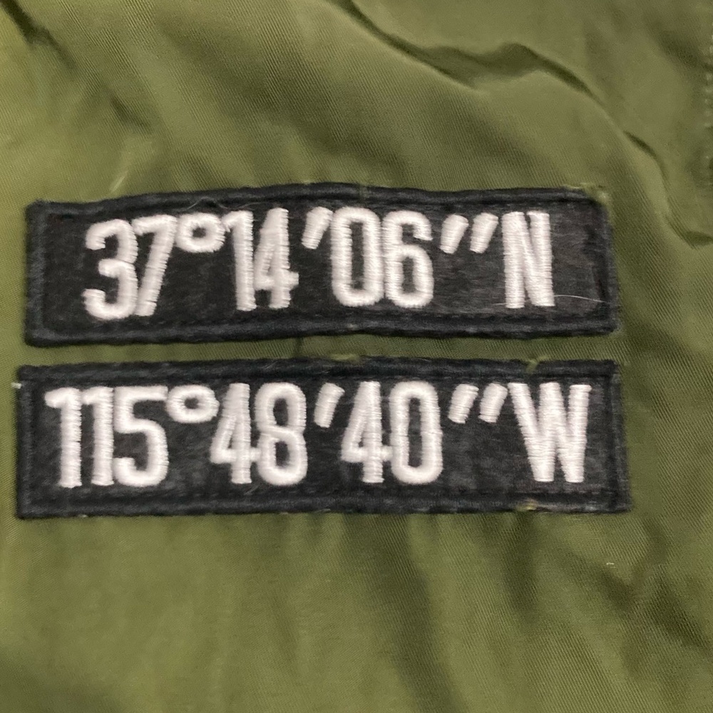 🌸 Sz 10/12 Kids Olive Green Bomber Jacket - Picture 2 of 5